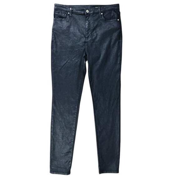 A/X Armani Exchange Denim - AX Armani Exchange J24 Blue Black Coated Super Skinny Jeans High Rise Size 31